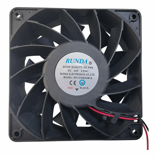 Ventilador Runda 12x12x3.8cm .93a 24v Weston Axt Tech