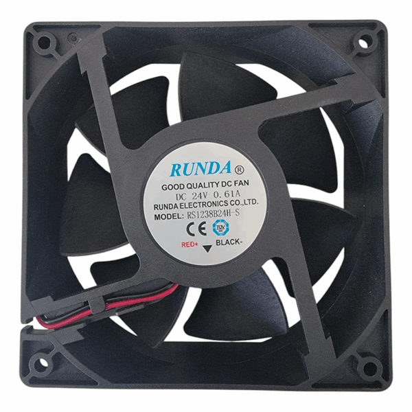 Ventilador Runda 12x12x3.8cm 24v Para Inversor Infra, Maraga