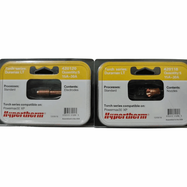 Kit Consumibles Plasma Hypertherm 420120 5pzs +420118 5pzs