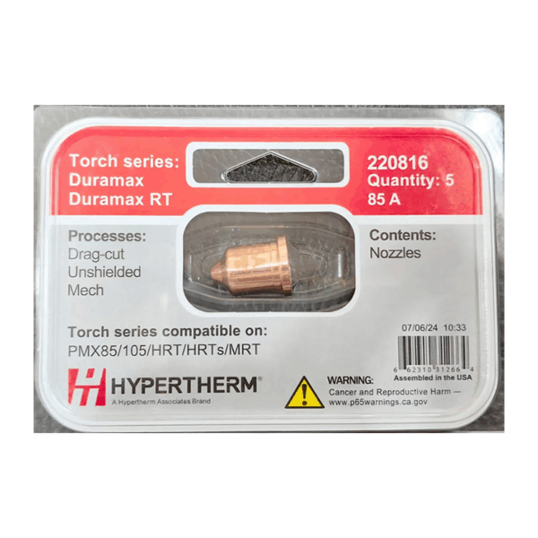 Boquilla Para Hypertherm 220816 85 Amp Para Powermax 85 105